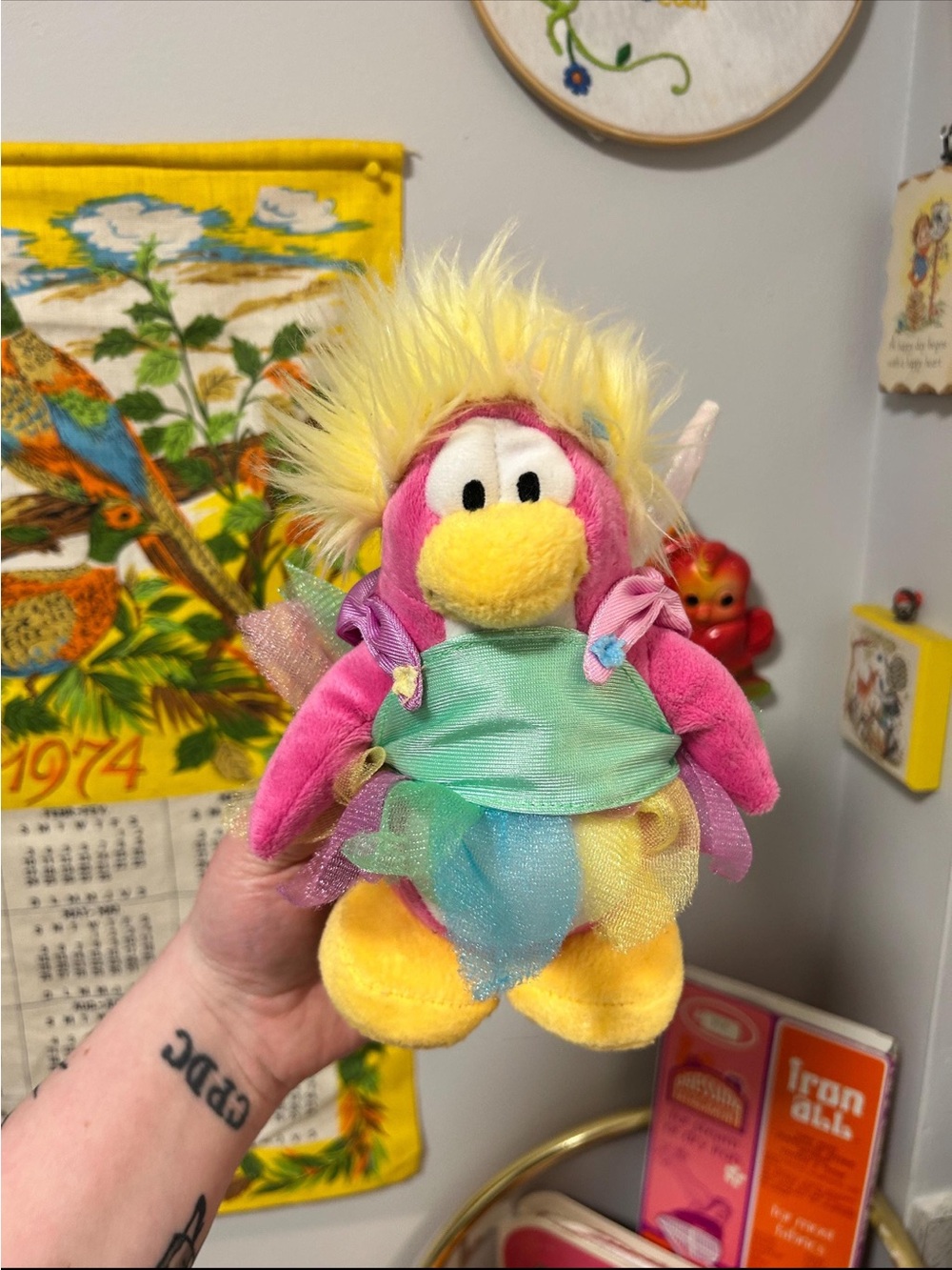 Y2K Club Penguin Plush Fairy